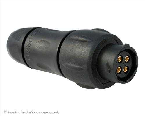 SOURIAU-UTS1JC104S Steckverbinder, rund Conn Circular SKT 4 POS Crimp ST Cable Mount 4 Terminal 1 Port