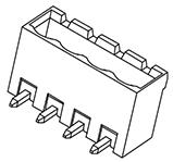 Molex-0395224012 Connector Headers and PCB Receptacles Conn Shrouded Header (4 Sides) HDR 12 POS 5mm Solder RA Side Entry Thru-Hole Eurostyle