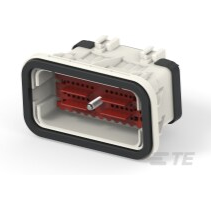 TE Connectivity-1599185-2 Gaine de câblage de raccordement discret Conn Housing PL 76 POS Crimp ST Cable Mount Black