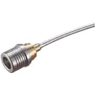 HUBER+SUHNER-11_QMA-50-2-3/133_NE RF-Steckverbinder Conn QMA 0Hz to 11GHz 50Ohm Solder ST Cable Mount M Gold