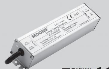 MOONS INDUSTRIES-MU050A140AQ LED-Spannungsversorgung AC/DC LED Power Supply 50W Single 5-Pin