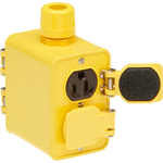 Super-Safeway Multiple Outlet Box, Standard Depth, 2-Sided, F2 , NEMA 5-15