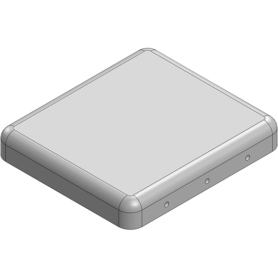 Masach Tech-MS260-10C null 26.6 x 23.6 x 4mm Two-piece Drawn-Seamless RF Shield/EMI Shield COVER (CRS)