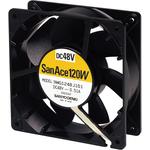 DC Fan Axial Ball Bearing 48V 40.8V to 55.2V 49dB 119 X 119 X 38mm