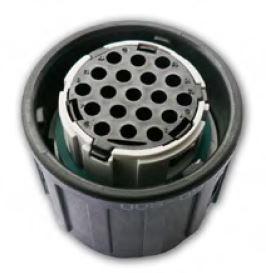 ITT Corporation-APD-1BS19S Connettore circolare Conn Circular SKT 19 POS Crimp ST Cable Mount 19 Terminal 1 Port