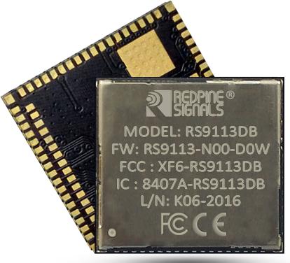 Silicon Labs-RS9113-N00-D0W-X68 Combo Wireless Module WLAN+BT Module 2412MHz to 2484MHz/4910MHz to 5825MHz Tray