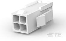TE Connectivity-794598-4 Einzeladersteckverbinder, Gehäuse Conn Housing PL 4 POS 4.2mm Crimp ST Panel Mount White Package