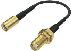 Samtec-RF174-02SP1-191320-2000 Kabelbaugruppen Koaxial 50 Ohm RF Cable Assembly, RG 174 Cable