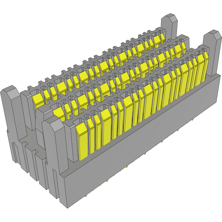Samtec-EBTM-6-06-2.0-S-VT-1 Face arrière de raccordement Conn Backplane HDR 72 POS 2mm Press Fit ST Thru-Hole ExaMAX® Tray