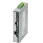 FO converter with SC duplex fiber optic connection