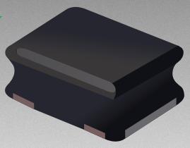 Bourns-SRN2510BTA-100M Induktionsspule, Oberflächenmontage Inductor Power Semi-Shielded Wirewound 10uH 20% 100KHz 10Q-Factor Ferrite 1A 0.552Ohm DCR 1008 T/R Automotive AEC-Q200