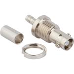 Conn HD-BNC 0Hz to 4GHz 75Ohm Crimp ST Panel Mount F Gold Single