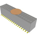 Conn Socket Strip SKT 36 POS 1.27mm Solder ST Top Entry SMD Tube