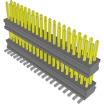Conn Board Stacker HDR 40 POS 1.27mm Solder ST SMD Tube