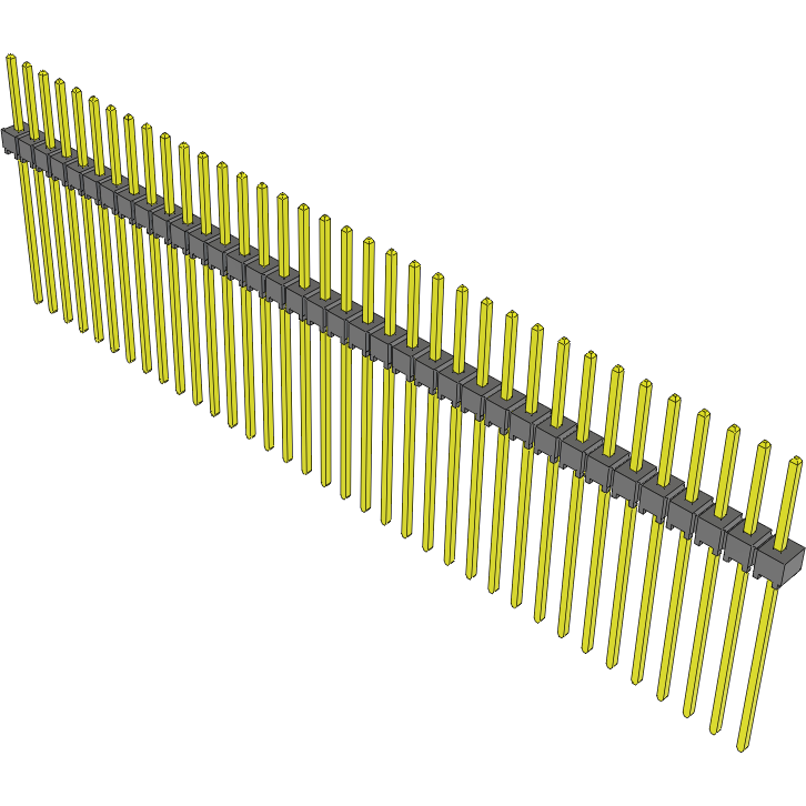 Samtec-TSW-136-30-G-S Steckverbinderleisten und Leiterplattenbuchsen Conn Unshrouded Header HDR 36 POS 2.54mm Solder ST Top Entry Thru-Hole Bulk