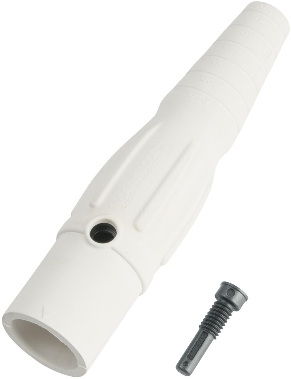 Marinco-CLSMBOOT-B Steckverbinder CLS SERIES WHITE (B) MALE BOOT W/SCREW