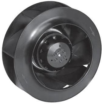 ebm-papst-R2E220-AA44-98 Gebläse und Lüfter AC Motorized Impeller Centrifugal Ball Bearing 115V 252 X 73mm