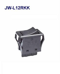 NKK Switches-JW-L12RKK Switch Rocker Switch Rocker ON None ON SPDT Quick Connect/Solder Lug Curved Rocker 16A 250VAC 72VDC 25000Cycles