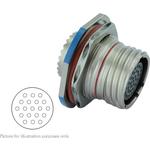 SOURIAU-8D725F19SN Steckverbinder, rund Conn Circular SKT 19 POS Crimp ST Jam Nut 19 Terminal 1 Port