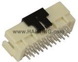 HARTING-09291306592 Steckverbinder, Mutterplatine Conn DIN 41612 M 30 POS 2.54mm Solder ST Thru-Hole Box