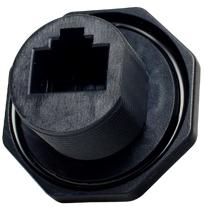 Kinsun Industries-3352G02639 Steckverbinder, Telefon und Telekommunikation box side cat.5e RJ45 coupler