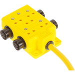 Sensor/Actuator Box PNP Wiring 5 Pole M12 4 Port to Cable Connection