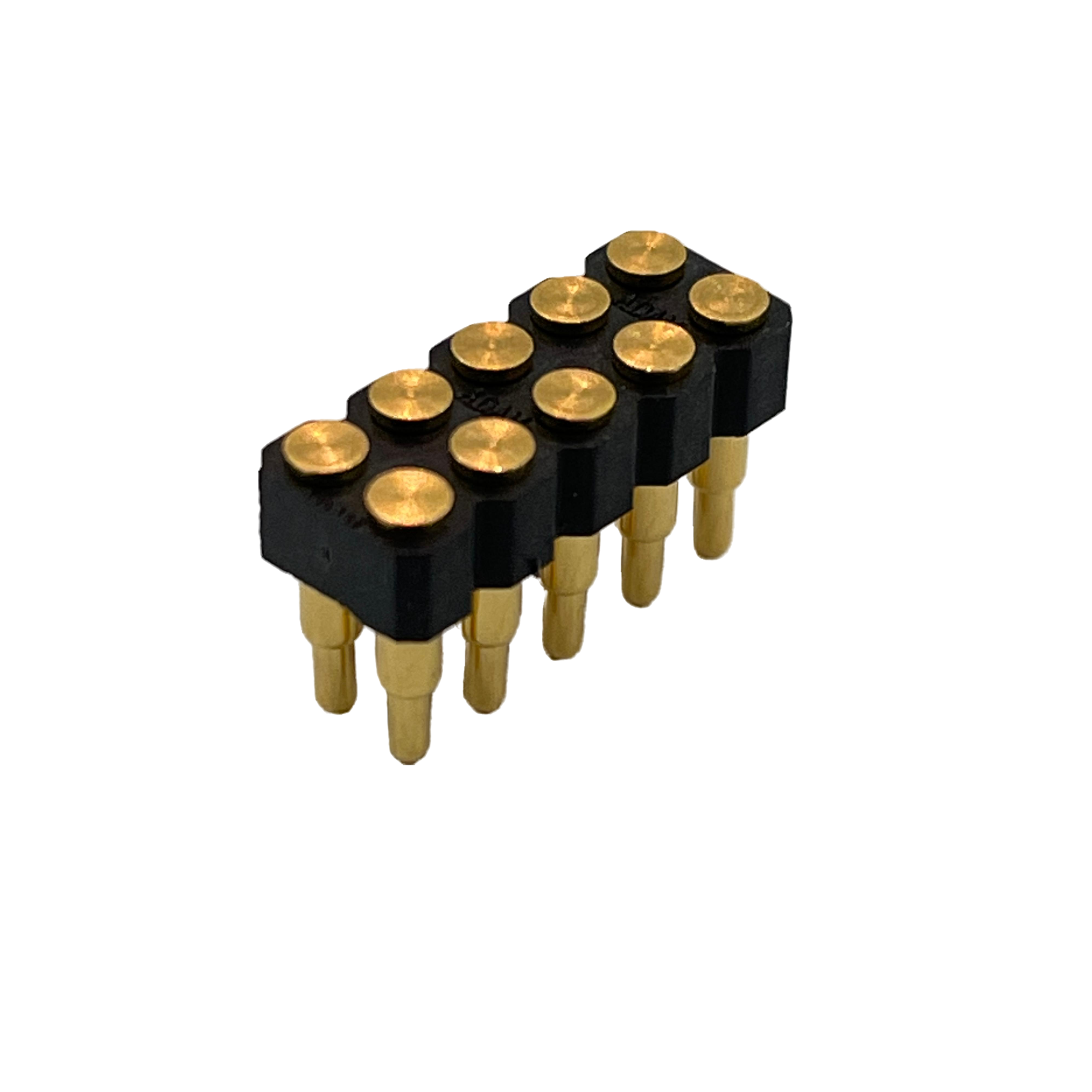 ADAM TECH-PH2-3B-02-MVF-5375 连接器插头及 PCB 插座 Conn Pogo Pin Connector M 2 POS Solder ST Top Entry SMD