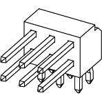 Molex-87760-0816 Steckverbinderleisten und Leiterplattenbuchsen Conn Wire to Board HDR 8 POS 2mm Solder RA Thru-Hole Milli-Grid Tray