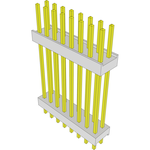 Conn Board Stacker HDR 16 POS 2.54mm Solder ST Top Entry Thru-Hole Bulk