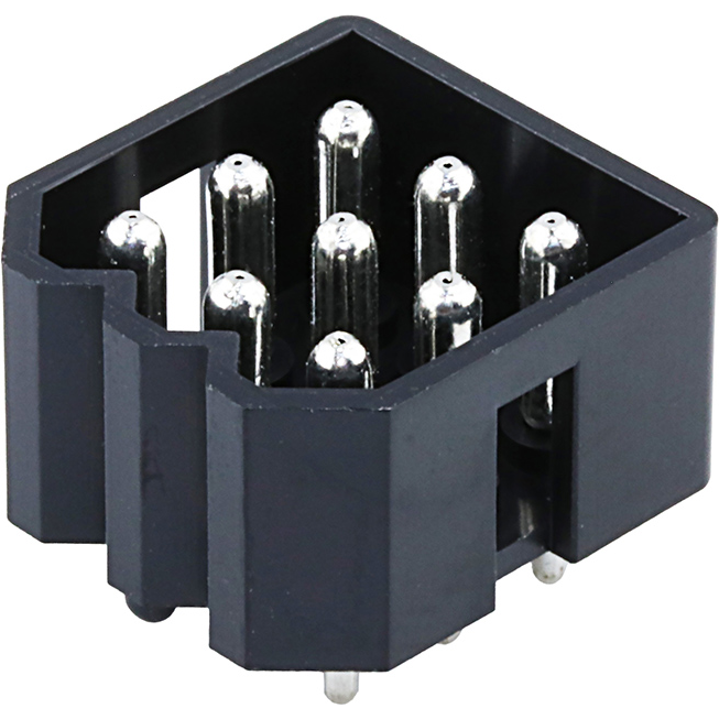 Molex-0010181090 Connector Headers and PCB Receptacles Conn Wire to Board M/F 9Power POS 5.03mm Solder ST Thru-Hole Bag