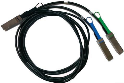 NVIDIA-MCP7H50-V001R30 其他电缆组件 DAC Passive Splitter Cable 1m 30AWG QSFP56 to 2(QSFP56) PL-PL/PL Mellanox®