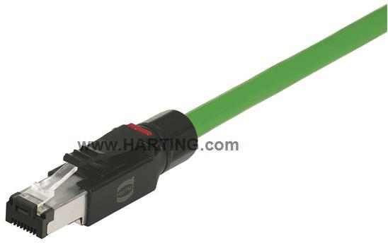 HARTING Technology Group-09457710151 Cable Assembly Other Cable Assembly Ethernet 10m 22AWG RJ-45 4 POS M