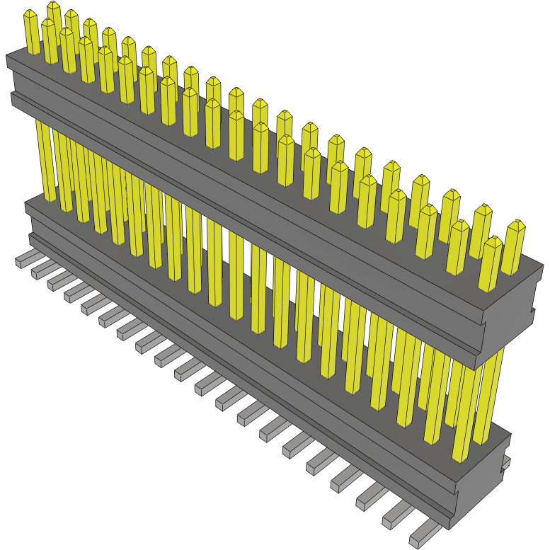 Samtec-FW-20-05-F-D-422-078 Connector Headers and PCB Receptacles Conn Board Stacker HDR 40 POS 1.27mm Solder ST Top Entry SMD FLEX STACK™ Tube