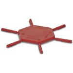 Coding profile, inserted into the groove on the plug, made from red insulating material, diameter: 1.35 mm