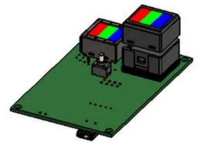 NKK Switches-IS-ENG-KIT-5-DC Entwicklungssätze und Werkzeuge IS01BBFRGB/IS15BSBFP4RGB Display Development Board