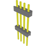 Conn Board Stacker HDR 4 POS 2.54mm Solder ST Top Entry Thru-Hole Bulk