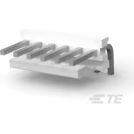 TE Connectivity-640387-6 Connector Headers and PCB Receptacles Conn Wire to Board HDR 6 POS 3.96mm Solder RA Side Entry Thru-Hole Package