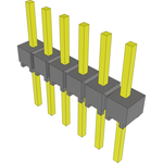 Conn Unshrouded Header HDR 6 POS 2.54mm Solder ST Top Entry Thru-Hole Bulk