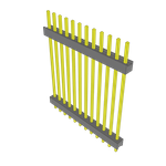 Conn Board Stacker HDR 12 POS 2.54mm Solder ST Top Entry Thru-Hole Bulk