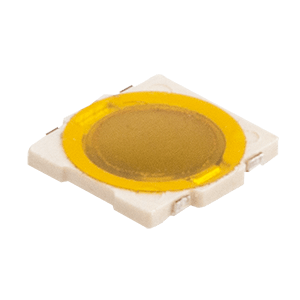 Same Sky (formerly CUI Devices)-TS17-48-05-YE-160-SMT-TR Switch Tactile Switch Tactile OFF (ON) SPST Flush Round Button J-Lead 0.05A 12VDC 50000Cycles 1.6N SMD T/R