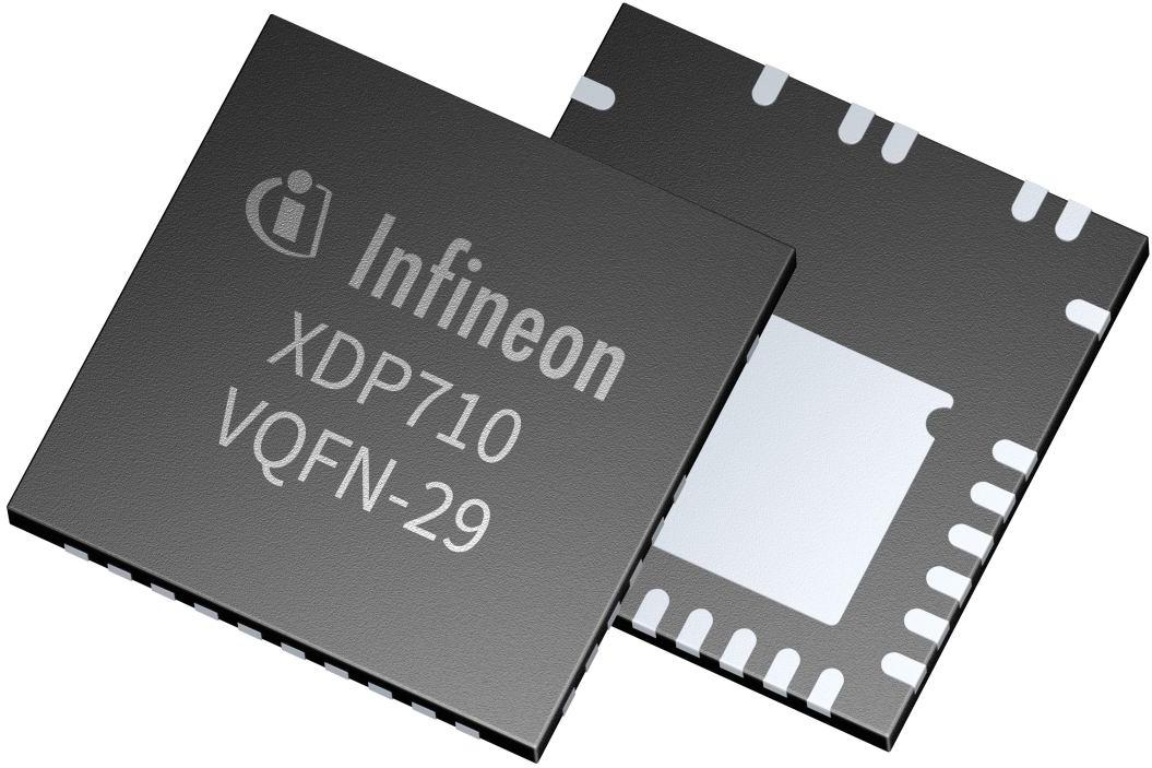Infineon Technologies AG-XDP710001XUMA1 Controller hot-swap Hot Swap Controller 1-CH 80V N-Channel Hot Swap Controller 29-Pin VQFN EP T/R
