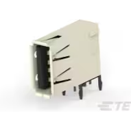 TE Connectivity-292336-2 Connector USB Receptacle Assembly Right Angle 4 Position Thru Hole USB