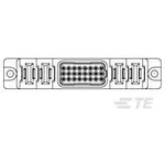 Conn Power SKT 4Power/24Signal POS Solder ST Thru-Hole 56 Terminal 1 Port Box