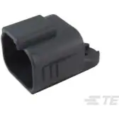 TE Connectivity-1011-346-0405 Accessori per connettori Connector Accessories Plug Protection Cap Straight Plastic Black Box