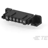 TE Connectivity-207610-7 Connector Rectangular Conn Rectangular SKT 6 POS 5mm Solder RA Thru-Hole Tray