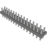 Conn Unshrouded Header HDR 30 POS 2mm Solder ST Top Entry Thru-Hole Bulk