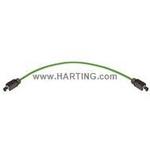 Cable Assembly Round Copper Cable 20m 22AWG RJ-45 to RJ-45 4 to 4 POS M-M IDT-IDT