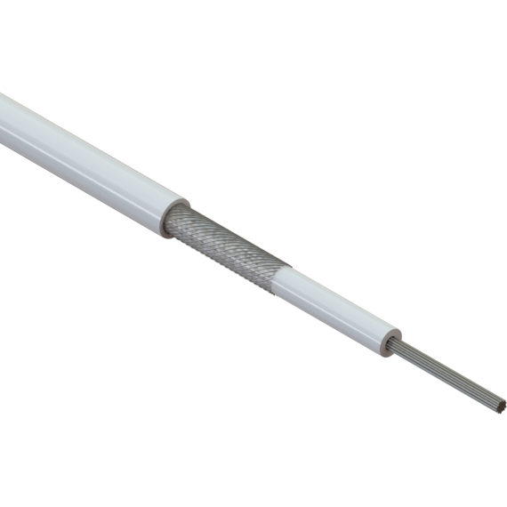 Tensility International-30-00339 Memoria de paquete de múltiples chips Hook-up Wire 20AWG 3.1mm Tinned Copper White 300V