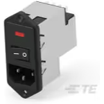 Power Entry Module EMI Filtered M 3 POS (115VAC/230)VACVAC 3A Fuse/Switch/Voltage Selector ST 1 Port