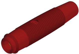 SKS Kontakttechnik-KUN 30 RED AU  Conn Banana Jack F 1 POS Solder ST 1 Port